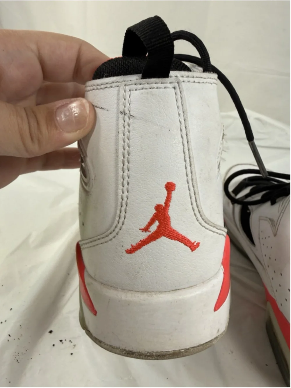 Air Jordan Flight Club 91 DM1685-106 Mens 5Y Sneaker White Infrared Basketball